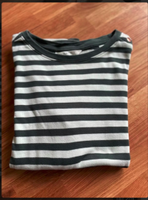 Langärmeliges Shirt von Tchibo (Olivgrün/Ecru gestreift) Gr 40/42 Berlin - Hellersdorf Vorschau
