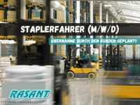 *HB* RASANT - eine gute Wahl. Wir bieten Dir einen stabilen und sicheren Arbeitsplatz als Staplerfahrer/-in (m/w/d)! Bremen-Mitte - Bahnhofsvorstadt  Vorschau