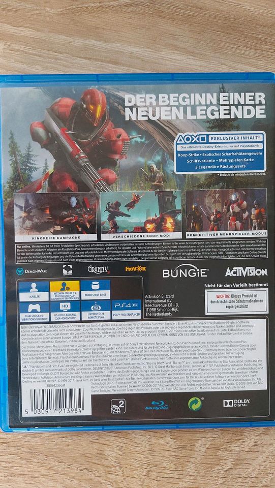 PS4 DESTINY 2 in Wuppertal