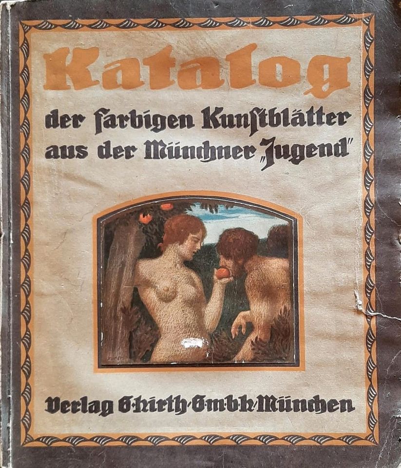 Katalog der farbigen Kunstblätter aus der Münchner ,,Jugend " in Nienburg (Saale)