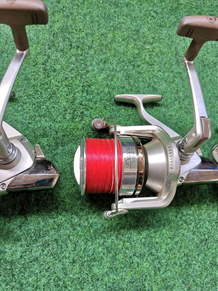 3× Daiwa Emblem Exceler 5500 Angelrollen Karpfenrollen Weitwurf in Bad Bentheim