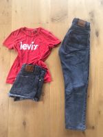 Levi’s Jeans 501 und kurze hotpants t-Shirt 26 27 Set Paket S Schleswig-Holstein - Brunsbek Vorschau
