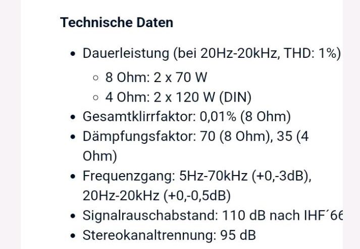 Technics High End SE-A900 S M2 Endstufe + SU-C800 U Vorverstärker in Niedenstein