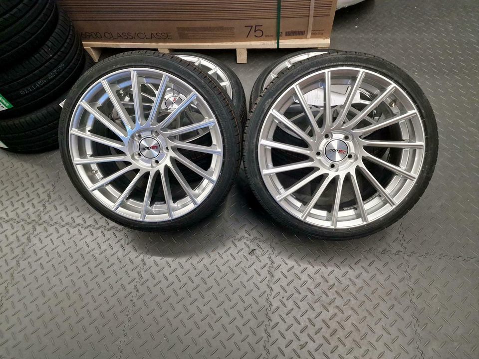 19Zoll Sommerkompletträder Motec Tornado 225/35R19 Golf Leon  A3 in Krostitz