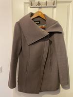 Tigha Woll Mantel Jacke Gr. S Damen greige taupe Nordrhein-Westfalen - Meerbusch Vorschau