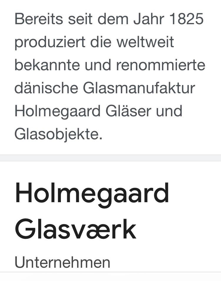 HOLMEGAARD Design with light Glasschale Lederhenkel MATT Set in Bochum