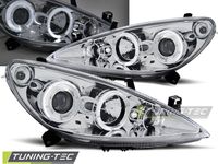 Tuning-Tec LED Angel Eyes Scheinwerfer für Peugeot 307 01-05 chro Nordrhein-Westfalen - Viersen Vorschau