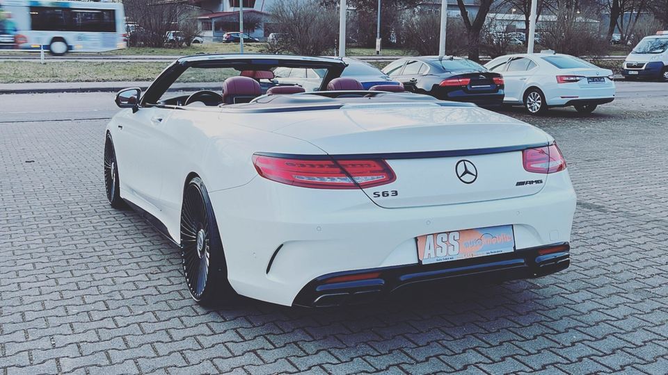 Mercedes Benz S 63AMG-4M+/Swaro/HuD/Burm/360°/SofC/Airsc/Mass/1 in Heidenheim an der Brenz