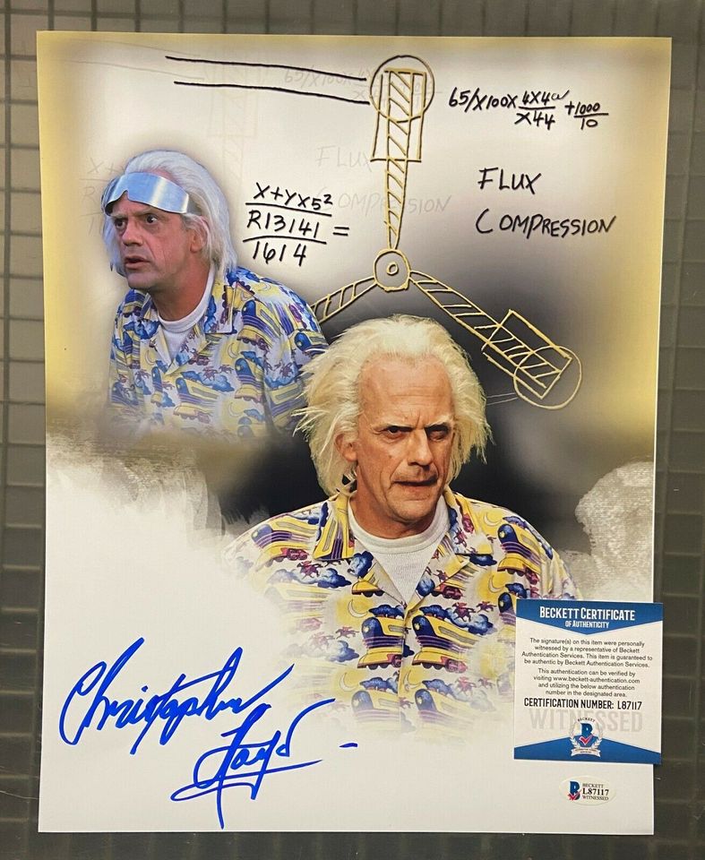 Christopher Lloyd Autogramm Signed BACK TO THE FUTURE Doc COA in München