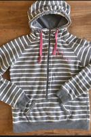 Roxy Damen Hoodie Sweater Baumwolle Gr40  grau weiß gestreift Hemelingen - Hastedt Vorschau