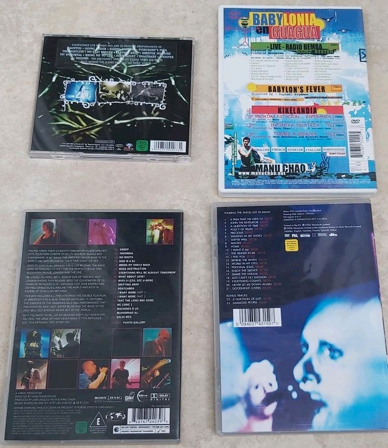 Musik DVD Evanescene/ 2x Manu Chao / Faithless / Depeche Mode in Jesberg