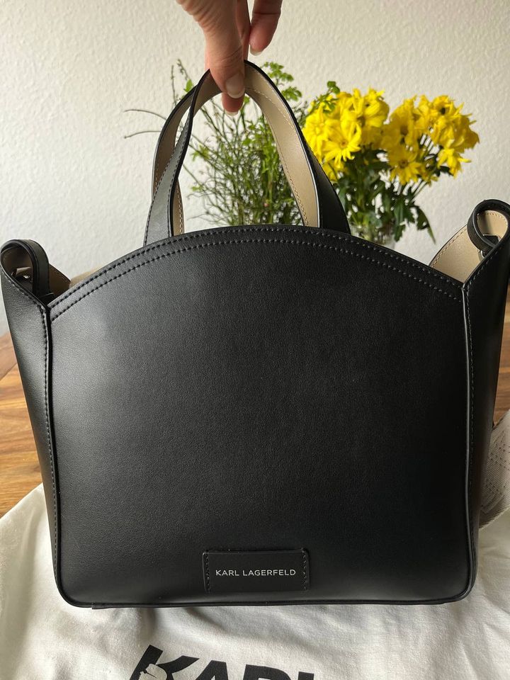 NEUE Karl Lagerfeld Leder Tasche in Kaarst