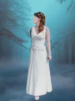Hochzeitskleid Brautkleid mit Schleier in Creme / Ivory Berlin - Steglitz Vorschau