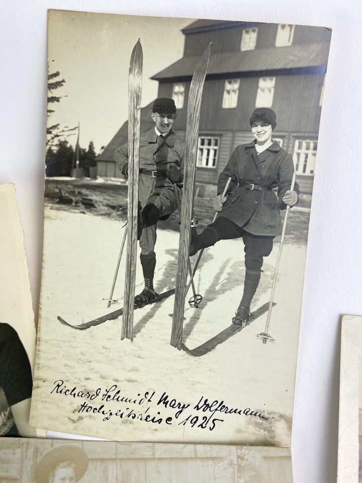 Konvolut Alte s/w Fotos Soldaten Oldtimer Porträts Fotopostkarten in Harrislee