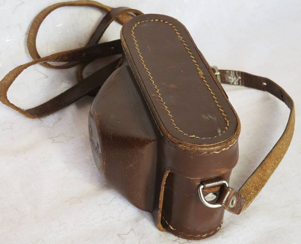 vintage Paxette Kameratasche Leder braun in Hannover