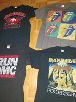 M shirt iron maiden run dmc rolling stones aerosmith metal rock Bayern - München-Flughafen Vorschau