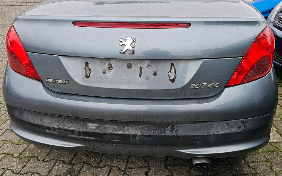 Peugeot 207 CC Schlachtfahrzeug Tür Kotflügel Stoßstange Achse in Mülheim (Ruhr)