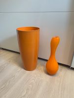 Orange Vasen 42 cm und 37 cm hoch Deko neuwertig Nordrhein-Westfalen - Herne Vorschau