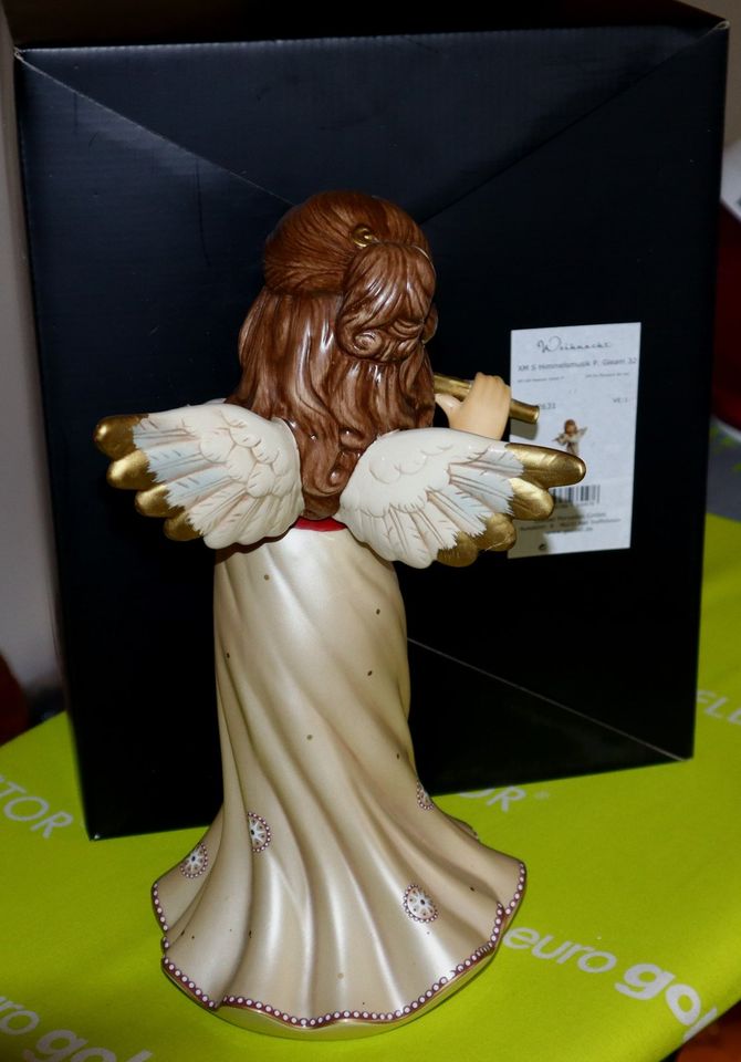 Goebel Engel mit Querflöte Himmelsmusik 32 cm Pearly Gleam Neu in München-Flughafen
