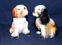 Hunde Figur Statue Cocker Spaniel und Beagle Keramik Höhe 11 cm Saarland - Kleinblittersdorf Vorschau