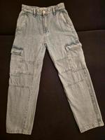 Pull&Bear Cargo Jeans Hose Cargo Style blau Gr. 36 Top Hessen - Münster Vorschau