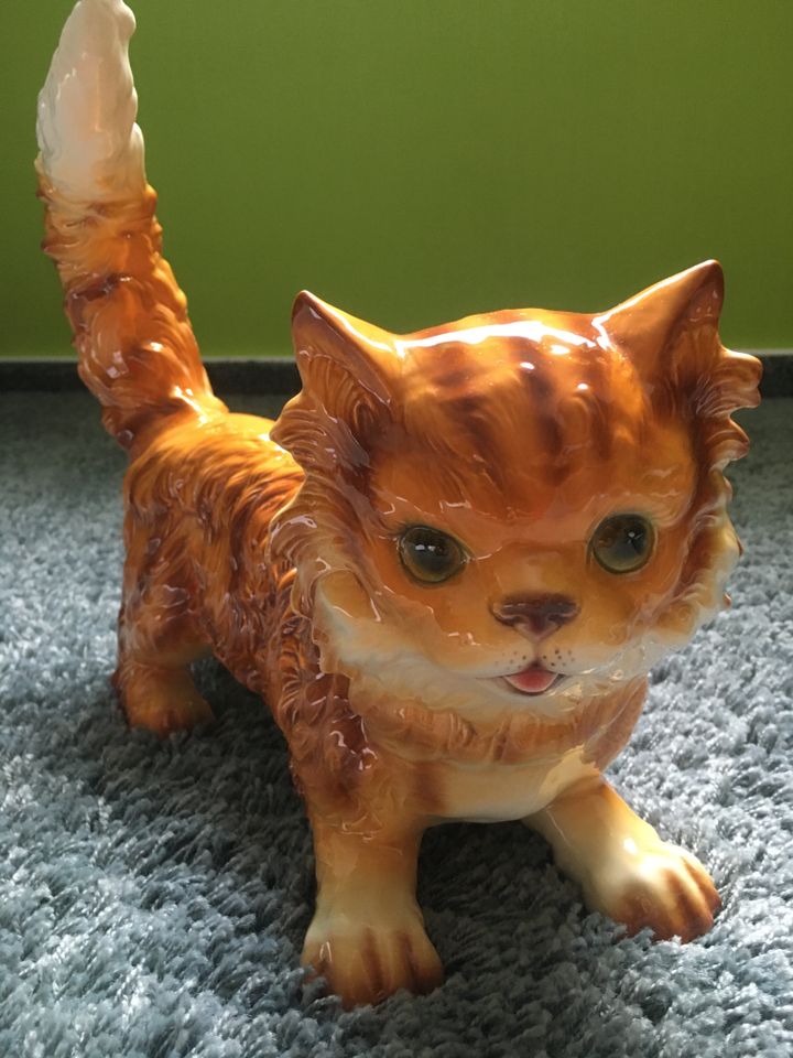 Porzellan Tier-Figur "Katze" Rusty von Goebel in Bingen