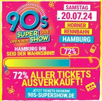 2 Tickets 90er Super Show Party Hamburg 20.07.2024 Hamburg - Hamburg-Nord Vorschau