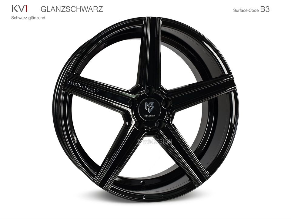 MB Design KV1 9x20 10,5x20 Concave Felgen Audi A5 A4 A6 A7 A8 4G in Schmallenberg