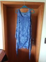 Sommerkleid ärmellos Made in Italy Gr.M-L 38-42  blau mit Seide Hessen - Offenbach Vorschau