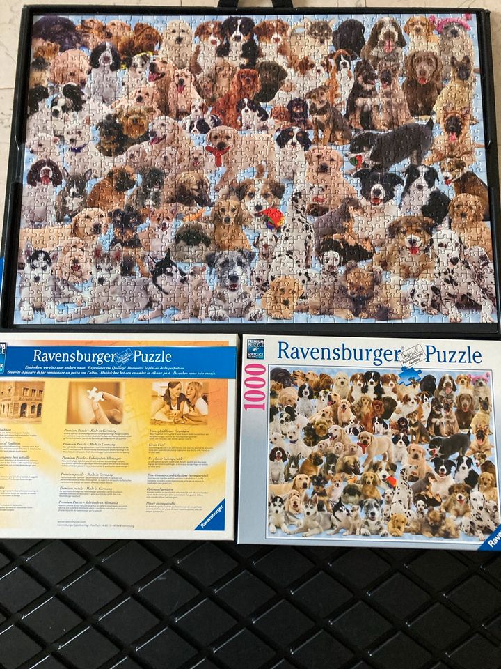 Ravensburger Puzzle 1000 Teile Hunde Collage 156337 top Zustand in Albachten
