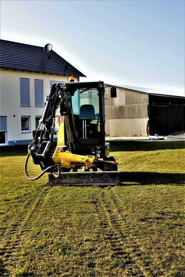 Rüttelplatte Stampfer Minibagger Bagger Bautrockner Mieten in Pollenfeld