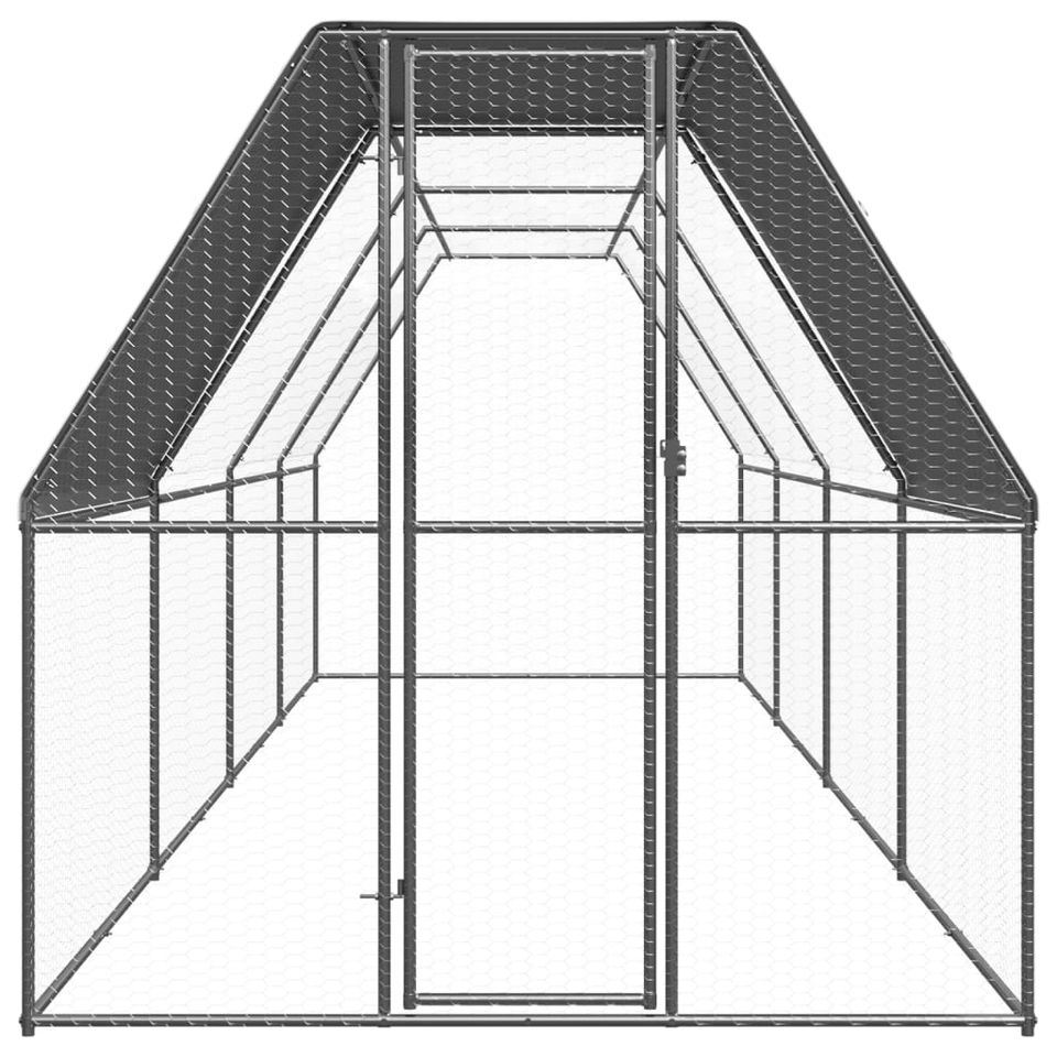 Outdoor Hühnerkäfig Hühnerstall Käfig 2x8x2 m Verzinkter Stahl in Bad Kissingen