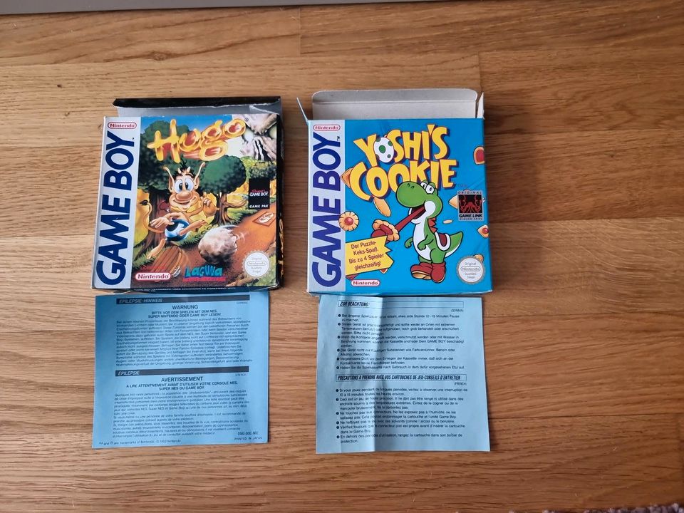 Gameboy Yoshi's Cookie, Hugo, Verpackung leer in Berlin