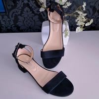 Damen Sandalen Deichmann Schuhe Gr. 39 schwarz Sommer Leder. West - Unterliederbach Vorschau