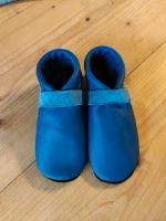 Neu! Lederpuschen Lauflernschuhe Hausschuhe blau Gr. 22/23 Hessen - Mörlenbach Vorschau