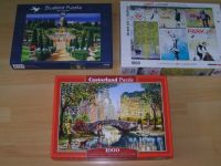 3 Puzzle, 1-2 Fehlteile,Bluebird, Eurographics, Castorland Puzzle Rheinland-Pfalz - Wissen Vorschau