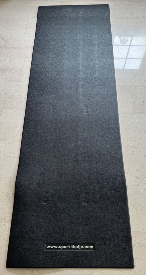 Sport-Tiedje Bodenschutzmatte Fittnesgeräte-Matte 260 cm x 80 cm in Taunusstein