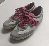 ecco Schuhe Halbschuhe Sneaker Leder Golf Größe 39 grau weiß Hessen - Fuldabrück Vorschau