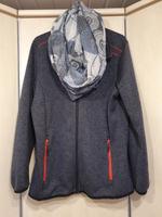 Damen Disegna CMP Strickfleece Jacke grau mit Loop L XL 40 42 XXL Wandsbek - Hamburg Sasel Vorschau