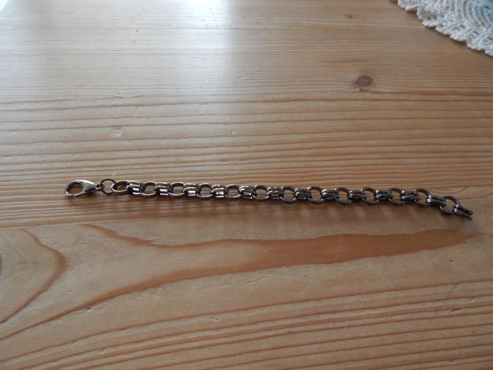 1 Armband Silber 925 / 1 Armband+ Schlüsselanhänger aus Edelstahl in Urbach