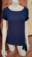 Damen T-shirt dunkelblau Gina 36 Knoten halbarm Thüringen - Schimberg Vorschau