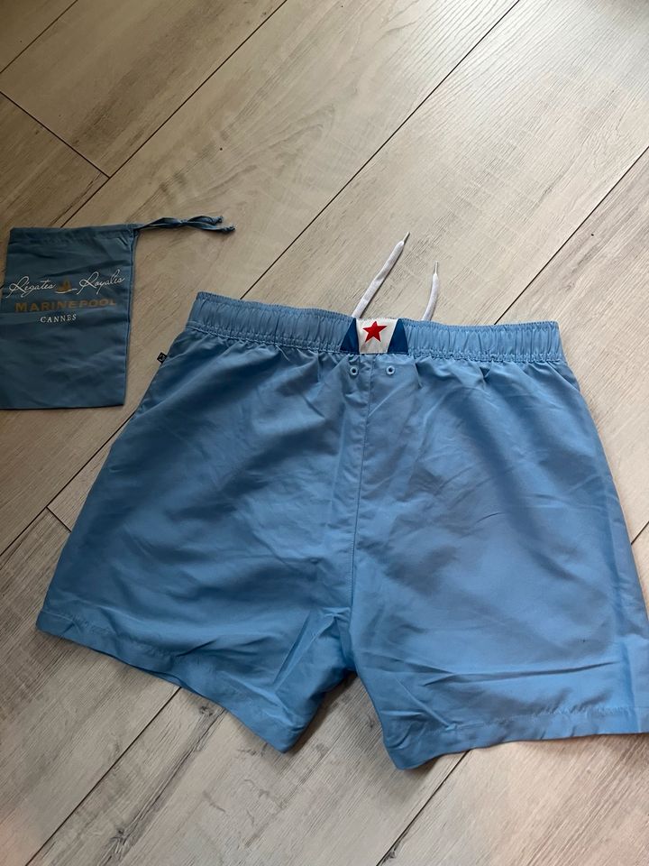 Marinepool Luxus Badeshorts Schwimmshorts neu M hellblau in Lübeck