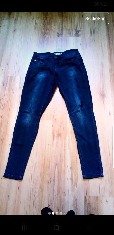Hose Jeans labellamafia Leggings Türkis XS 34 S 36 blau Stretch in Leipzig