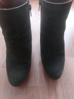 Stiefelette Ankle Boots Gr. 37 khaki Verlourleder Essen - Essen-Ruhrhalbinsel Vorschau