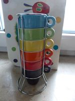 Pylones Design Espresso Tassenturm bunt Regenbogen Retro neuw. Nordrhein-Westfalen - Bad Honnef Vorschau