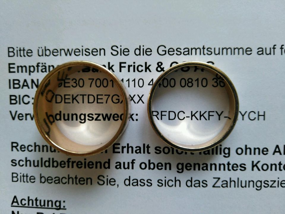 Verlobungs-Ringe massiv 2 Fingerring Partnerring gold-relief 6,5g in  Herzogtum Lauenburg - Geesthacht | eBay Kleinanzeigen ist jetzt  Kleinanzeigen