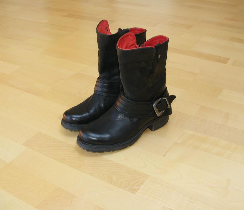 coole Buffalo Boots Echtleder Stiefeletten Gr. 36 ( Gr. 37 ) NEU in Neulingen