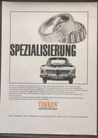 Timken Kegelrollenlager Werbung Reklame Vintage-Deko 1963 Baden-Württemberg - Schopfheim Vorschau