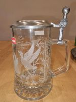 Vintage Glas Bierkrug mit Zinndeckel Hessen - Langen (Hessen) Vorschau