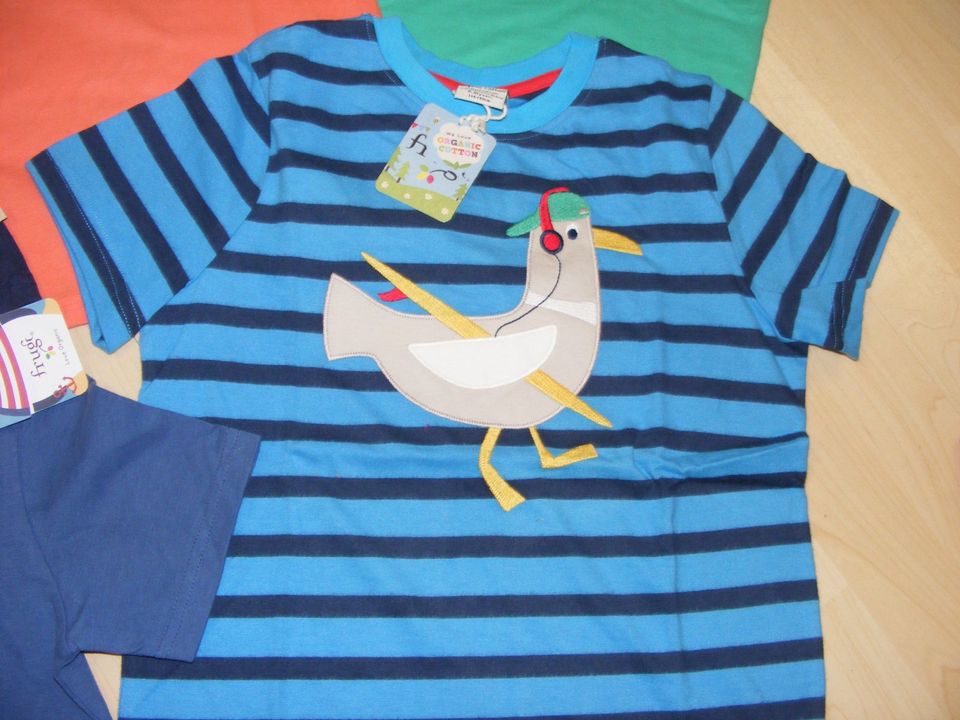 Frugi 134/140 Wendepullover 9-10 T-Shirt Maas Rollli Engel Hess N in Belm